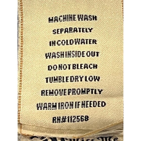 Miss Me Womens Boot Cut Jeans Size 28 Distressed Jewel Stretch Denim Y2K EUC - Picture 12 of 12